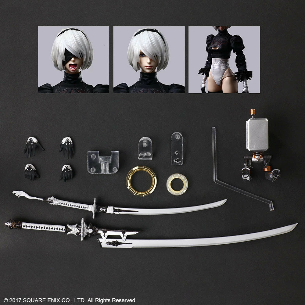 2B (YoRHa No.2 Type B) Deluxe Action Figure By Square Enix Play Arts Kai