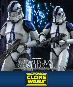 Sixth Scale Collectible Figures 501st Battalion Clone Trooper Sixth Scale Figure By Hot Toys The Clone Wars - Television Masterpiece Series