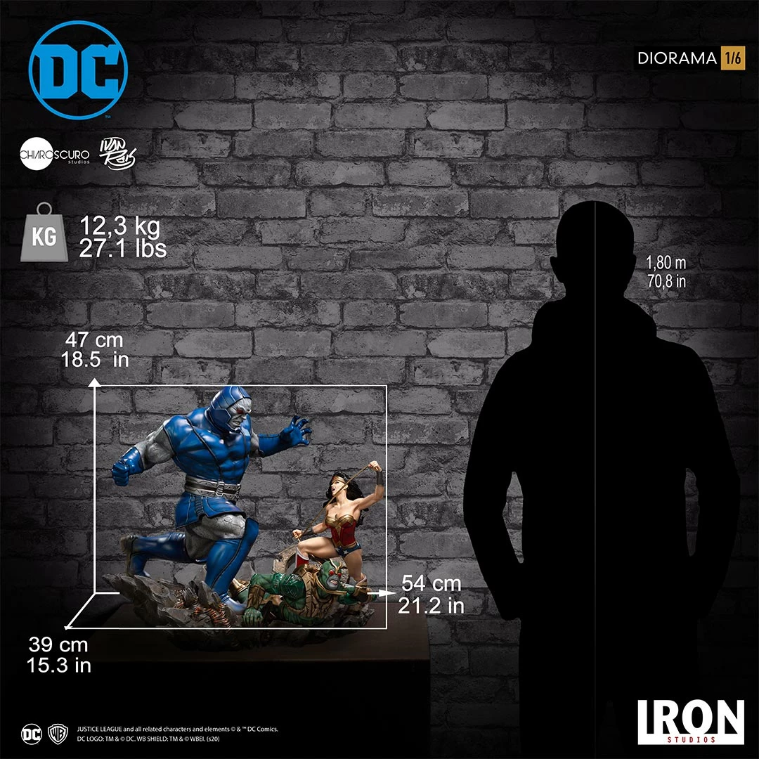 Buy π Wonder π© Woman Vs Darkseid Diorama 1/6 β DC Comics By Ivan Reis Iron Studios π― 16 Wonder Woman Vs Darkseid Diorama 1/6 β DC Comics By Ivan Reis Iron Studios