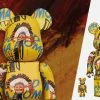 BE@RBRICK BEARS Be@rbrick Andy Warhol X Jean-Michel Basquiat #3 100% & 400% Bearbrick By Medicom Toy