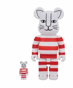 BE@RBRICK BEARS Be@rbrick "Mikey" (Flocky Version) 100% And 400% Bearbrick By Medicom Toy Lisa Larson X Sync