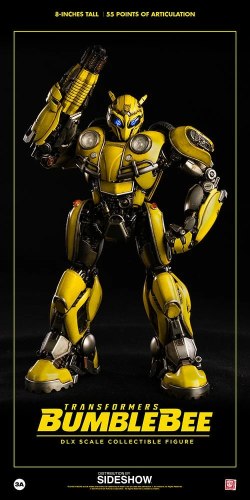 Outlet ❤️ Bumblebee Collectible Figure By ThreeA Toys DLX Scale - Die-Cast Metal - Bumblebee Movie ✔️ 2 Bumblebee Collectible Figure By ThreeA Toys DLX Scale - Die-Cast Metal - Bumblebee Movie