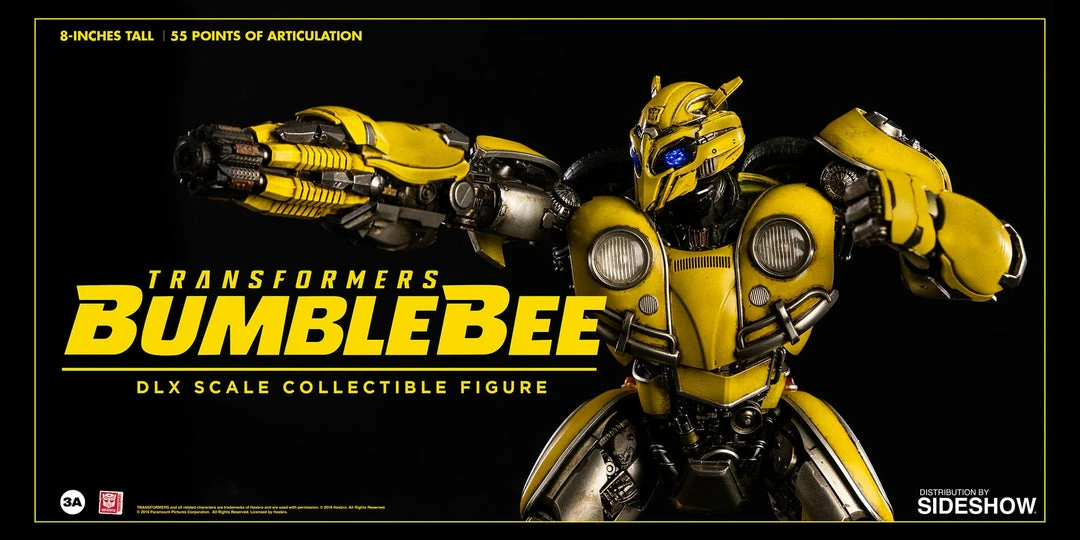 Outlet ❤️ Bumblebee Collectible Figure By ThreeA Toys DLX Scale - Die-Cast Metal - Bumblebee Movie ✔️ 7 Bumblebee Collectible Figure By ThreeA Toys DLX Scale - Die-Cast Metal - Bumblebee Movie