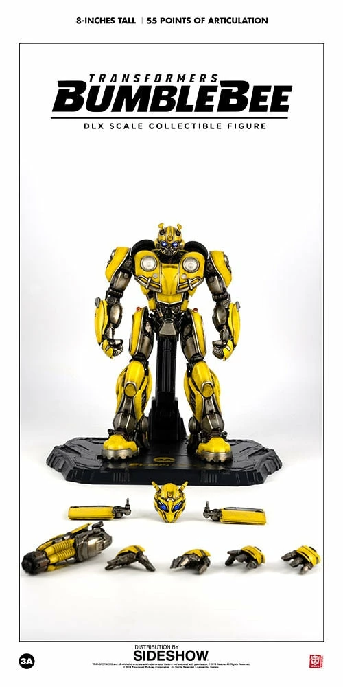 Outlet ❤️ Bumblebee Collectible Figure By ThreeA Toys DLX Scale - Die-Cast Metal - Bumblebee Movie ✔️ 11 Bumblebee Collectible Figure By ThreeA Toys DLX Scale - Die-Cast Metal - Bumblebee Movie