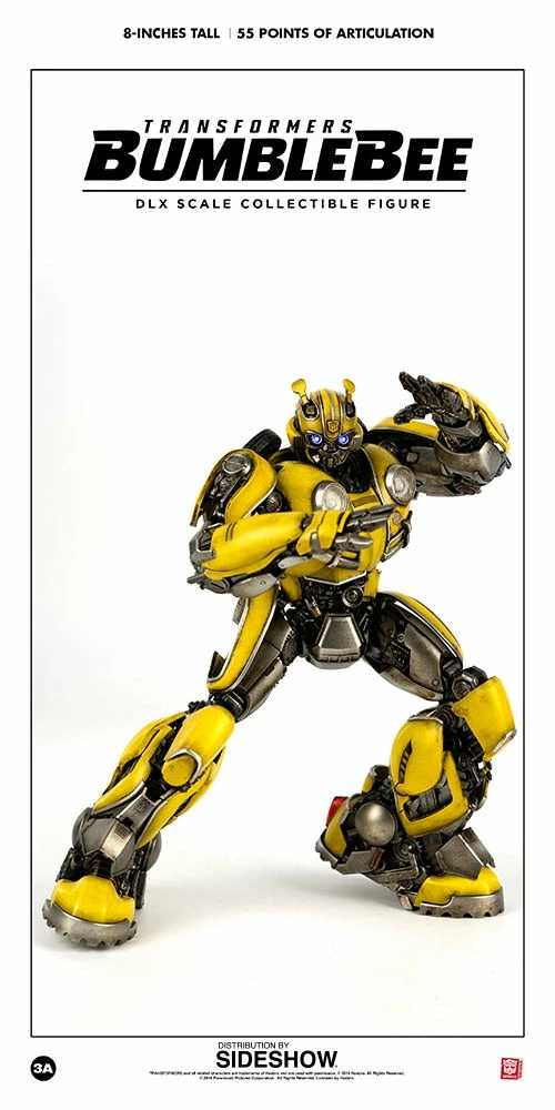 Outlet ❤️ Bumblebee Collectible Figure By ThreeA Toys DLX Scale - Die-Cast Metal - Bumblebee Movie ✔️ 13 Bumblebee Collectible Figure By ThreeA Toys DLX Scale - Die-Cast Metal - Bumblebee Movie