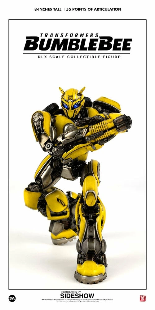 Outlet ❤️ Bumblebee Collectible Figure By ThreeA Toys DLX Scale - Die-Cast Metal - Bumblebee Movie ✔️ 22 Bumblebee Collectible Figure By ThreeA Toys DLX Scale - Die-Cast Metal - Bumblebee Movie