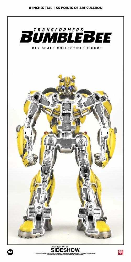 Outlet ❤️ Bumblebee Collectible Figure By ThreeA Toys DLX Scale - Die-Cast Metal - Bumblebee Movie ✔️ 14 Bumblebee Collectible Figure By ThreeA Toys DLX Scale - Die-Cast Metal - Bumblebee Movie