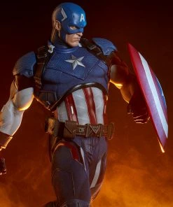Captain America Premium Format™ Figure By Sideshow Collectibles Limited Edition