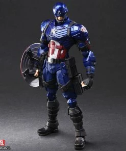 New ✔️ Captain America Action Figure By Square Enix Marvel Universe Variant BRING ARTS™ 😉 14 Captain America Action Figure By Square Enix Marvel Universe Variant BRING ARTS™