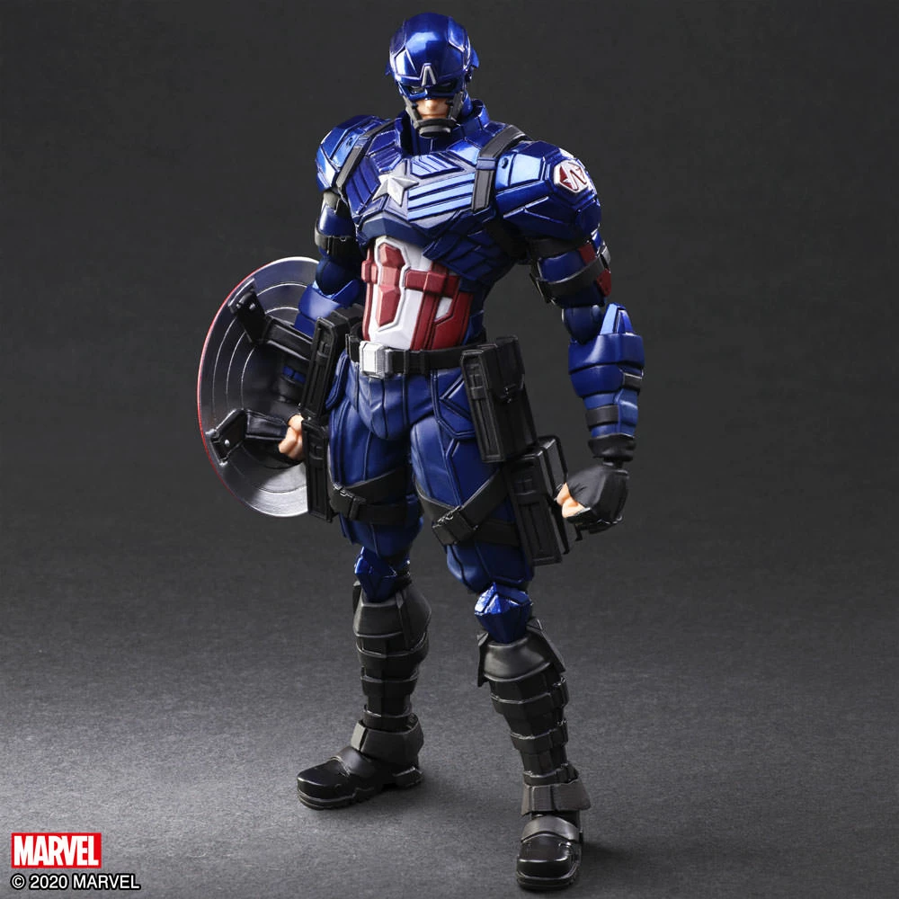 New ✔️ Captain America Action Figure By Square Enix Marvel Universe Variant BRING ARTS™ 😉 6 Captain America Action Figure By Square Enix Marvel Universe Variant BRING ARTS™