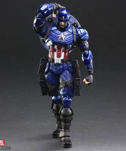 New ✔️ Captain America Action Figure By Square Enix Marvel Universe Variant BRING ARTS™ 😉 15 Captain America Action Figure By Square Enix Marvel Universe Variant BRING ARTS™