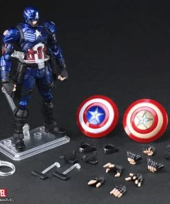 New ✔️ Captain America Action Figure By Square Enix Marvel Universe Variant BRING ARTS™ 😉 11 Captain America Action Figure By Square Enix Marvel Universe Variant BRING ARTS™