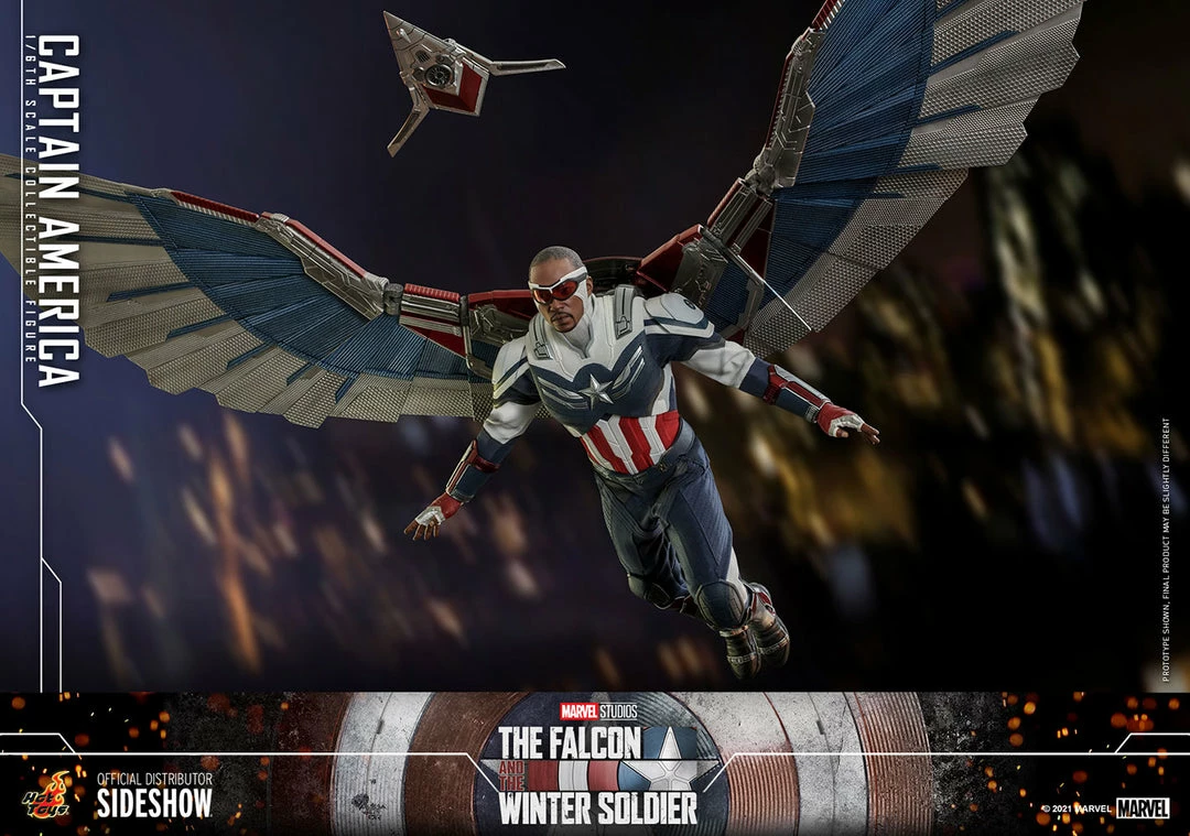 Discount π Captain America Sixth Scale Figure By Hot Toys Television Masterpiece Series - The Falcon And The Winter Soldier π 6 Captain America Sixth Scale Figure By Hot Toys Television Masterpiece Series - The Falcon And The Winter Soldier