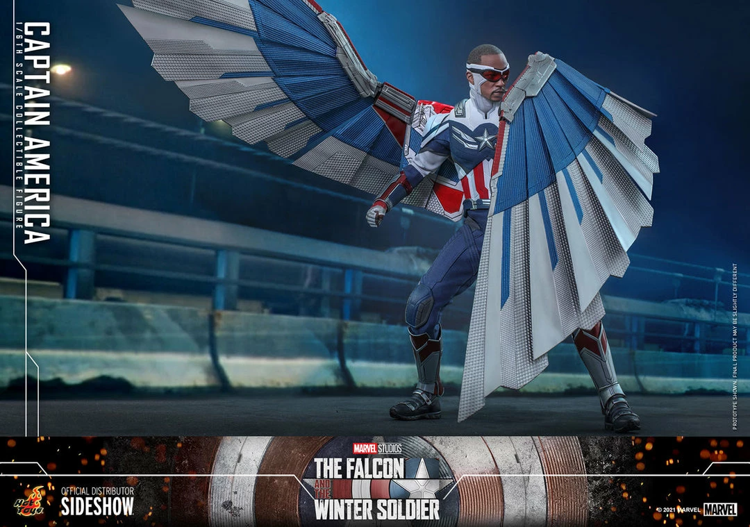 Discount π Captain America Sixth Scale Figure By Hot Toys Television Masterpiece Series - The Falcon And The Winter Soldier π 12 Captain America Sixth Scale Figure By Hot Toys Television Masterpiece Series - The Falcon And The Winter Soldier