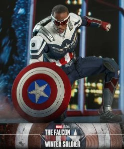 Discount π Captain America Sixth Scale Figure By Hot Toys Television Masterpiece Series - The Falcon And The Winter Soldier π 37 Captain America Sixth Scale Figure By Hot Toys Television Masterpiece Series - The Falcon And The Winter Soldier