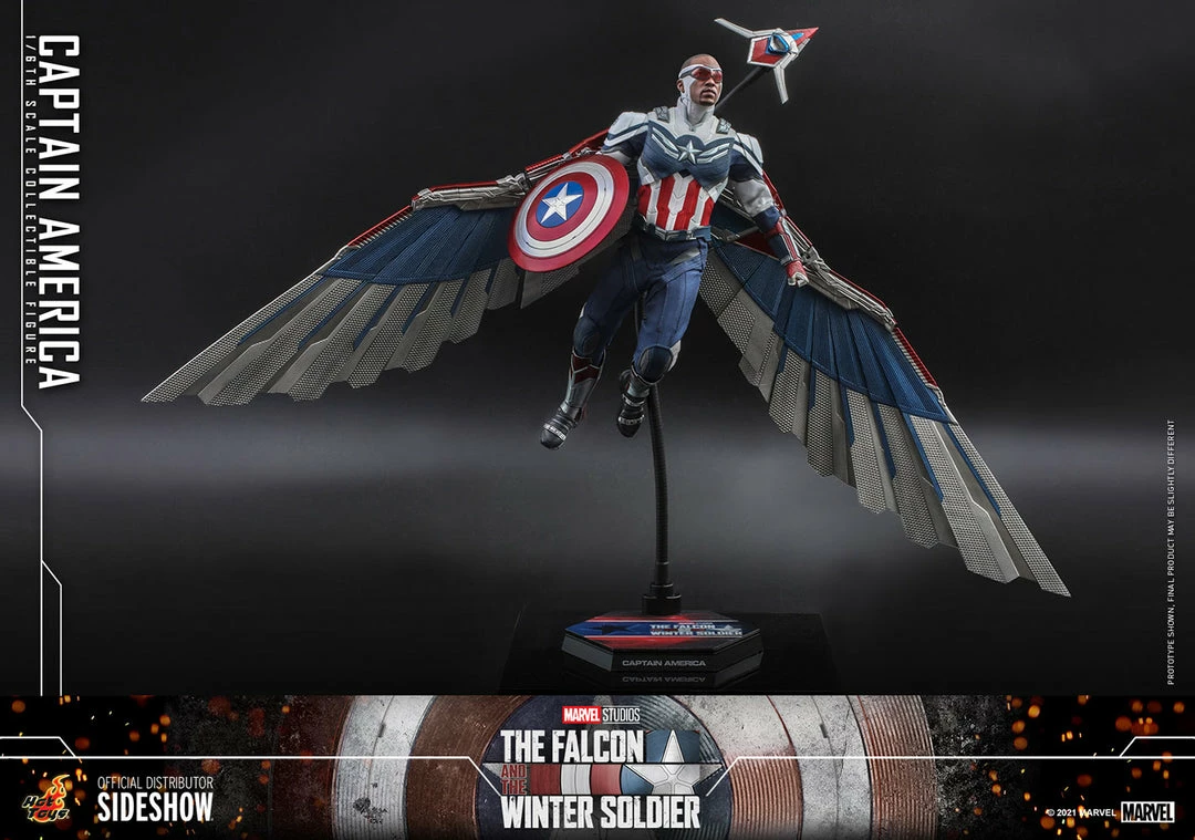 Discount π Captain America Sixth Scale Figure By Hot Toys Television Masterpiece Series - The Falcon And The Winter Soldier π 14 Captain America Sixth Scale Figure By Hot Toys Television Masterpiece Series - The Falcon And The Winter Soldier