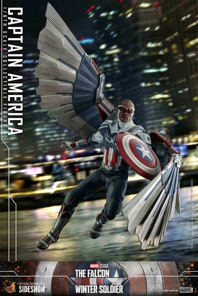 Discount π Captain America Sixth Scale Figure By Hot Toys Television Masterpiece Series - The Falcon And The Winter Soldier π 16 Captain America Sixth Scale Figure By Hot Toys Television Masterpiece Series - The Falcon And The Winter Soldier