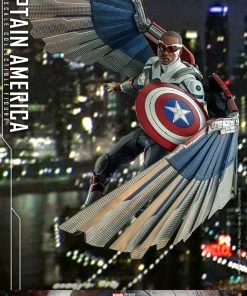 Discount π Captain America Sixth Scale Figure By Hot Toys Television Masterpiece Series - The Falcon And The Winter Soldier π 47 Captain America Sixth Scale Figure By Hot Toys Television Masterpiece Series - The Falcon And The Winter Soldier