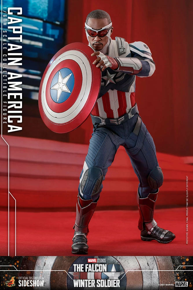 Discount π Captain America Sixth Scale Figure By Hot Toys Television Masterpiece Series - The Falcon And The Winter Soldier π 25 Captain America Sixth Scale Figure By Hot Toys Television Masterpiece Series - The Falcon And The Winter Soldier