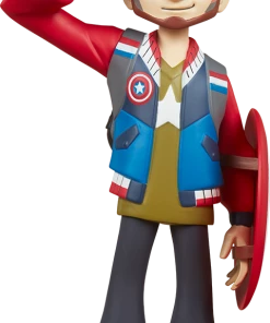 Captain America Designer Collectible Toy By Unruly Industries⢠By KaNO