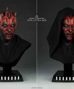 LIFE SIZED STATUES PROPS Darth Maul Life-Size Bust By Sideshow Collectibles