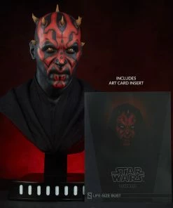 LIFE SIZED STATUES PROPS Darth Maul Life-Size Bust By Sideshow Collectibles