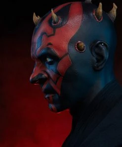 LIFE SIZED STATUES PROPS Darth Maul Life-Size Bust By Sideshow Collectibles