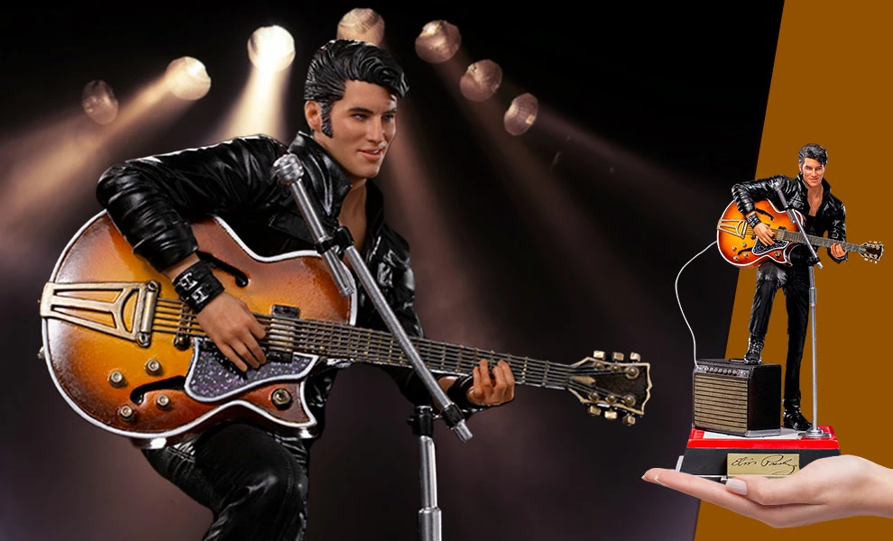 Brand new 🎁 Hot Pop Cultures Store Elvis Presley (Comeback Deluxe) 1:10 Scale Statue By Iron Studios Art Scale SIDESHOW COLLECTIBLES 😍 1 Hot Pop Cultures Store Elvis Presley (Comeback Deluxe) 1:10 Scale Statue By Iron Studios Art Scale SIDESHOW COLLECTIBLES