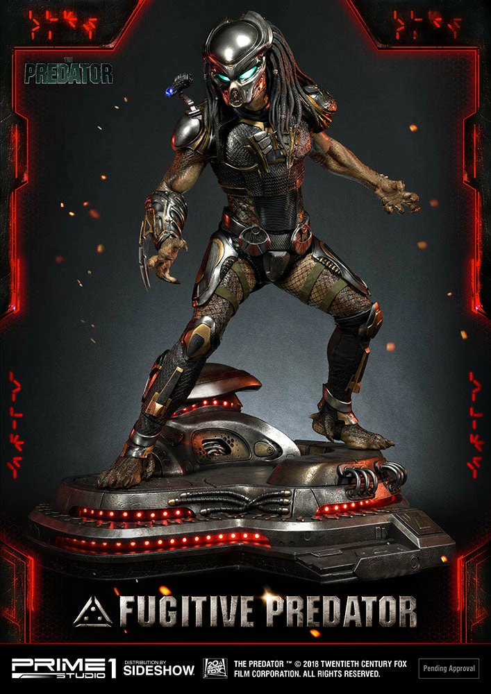 New ๐ Fugitive Predator Statue By Prime 1 Studio 1:4 Scale - The Predator ๐ฅฐ 10 Fugitive Predator Statue By Prime 1 Studio 1:4 Scale - The Predator