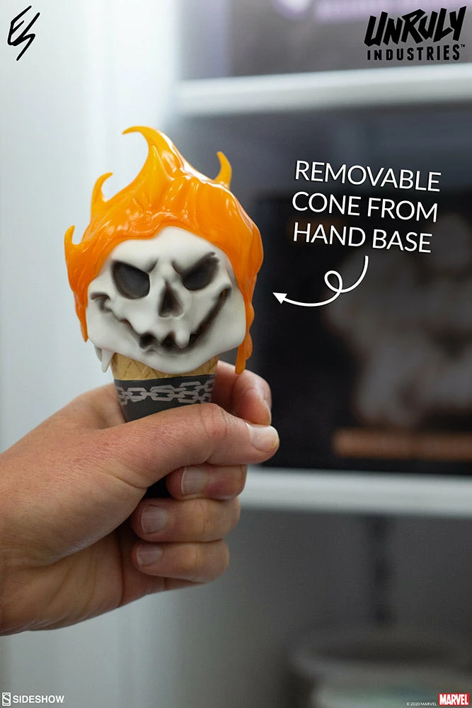 Ghost Rider: One Scoops Designer Collectible Toy By Unruly Industries™ By Erik Scoggan