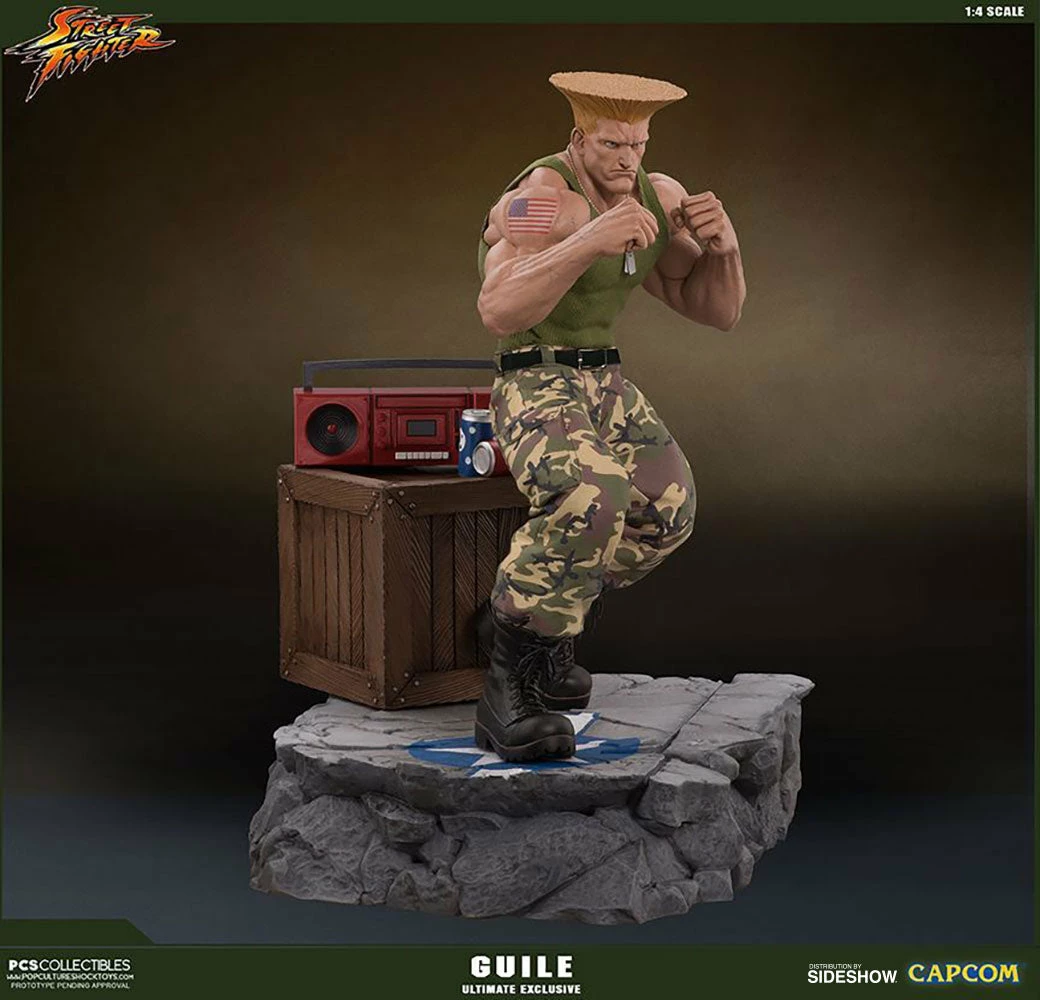 Wholesale 🔔 Guile Ultimate By PCS Collectibles - Street Fighter 🎁 7 Guile Ultimate By PCS Collectibles - Street Fighter