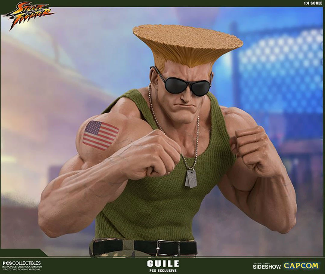 Wholesale 🔔 Guile Ultimate By PCS Collectibles - Street Fighter 🎁 21 Guile Ultimate By PCS Collectibles - Street Fighter