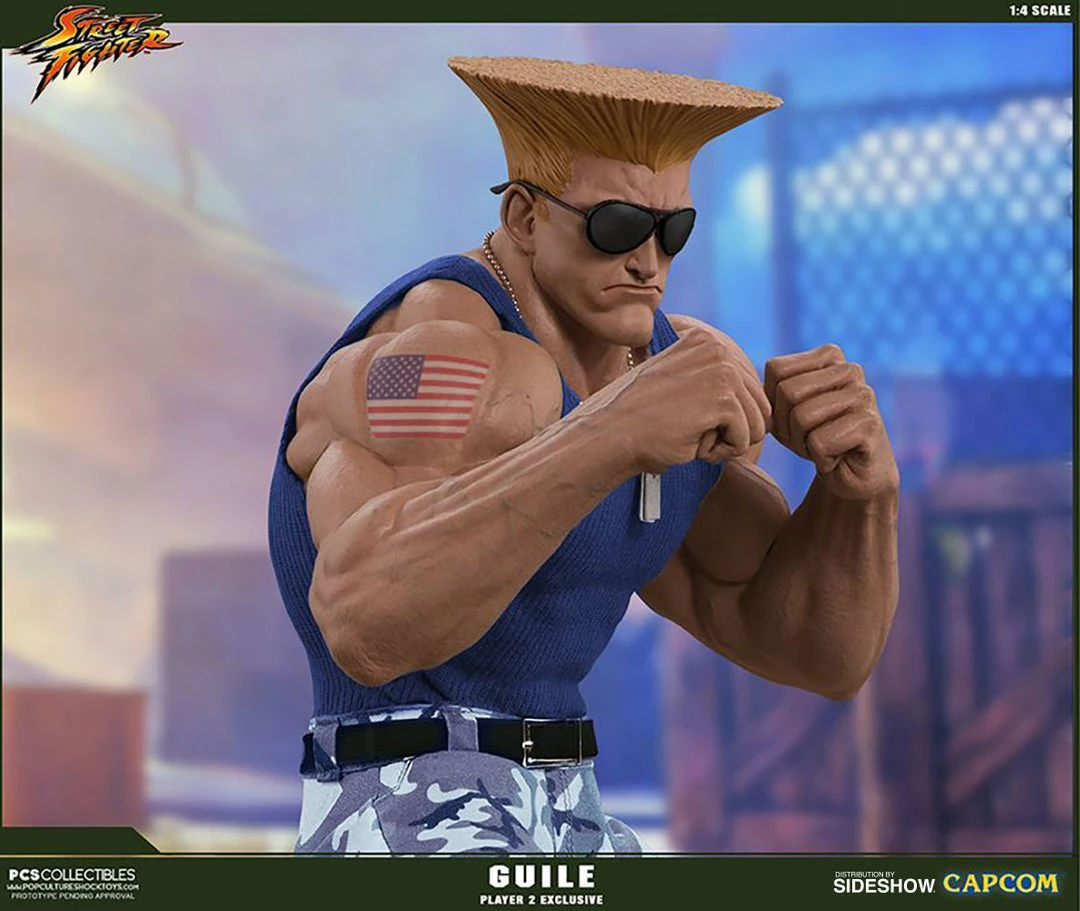 Wholesale 🔔 Guile Ultimate By PCS Collectibles - Street Fighter 🎁 19 Guile Ultimate By PCS Collectibles - Street Fighter