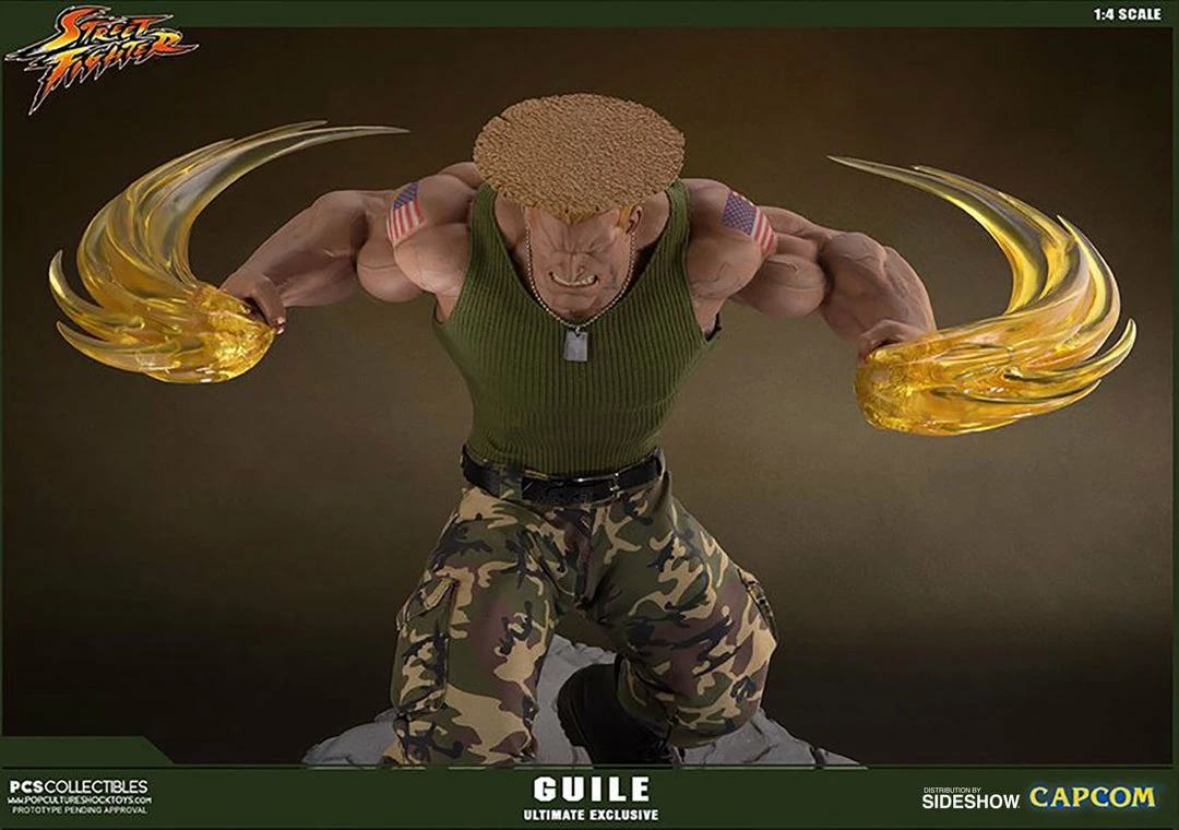 Wholesale 🔔 Guile Ultimate By PCS Collectibles - Street Fighter 🎁 15 Guile Ultimate By PCS Collectibles - Street Fighter
