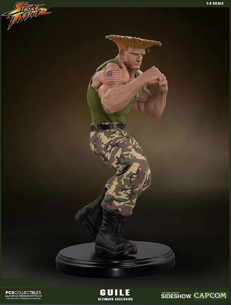 Wholesale 🔔 Guile Ultimate By PCS Collectibles - Street Fighter 🎁 14 Guile Ultimate By PCS Collectibles - Street Fighter