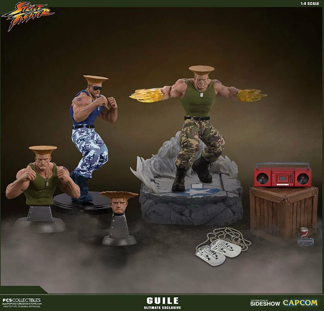 Wholesale 🔔 Guile Ultimate By PCS Collectibles - Street Fighter 🎁 10 Guile Ultimate By PCS Collectibles - Street Fighter