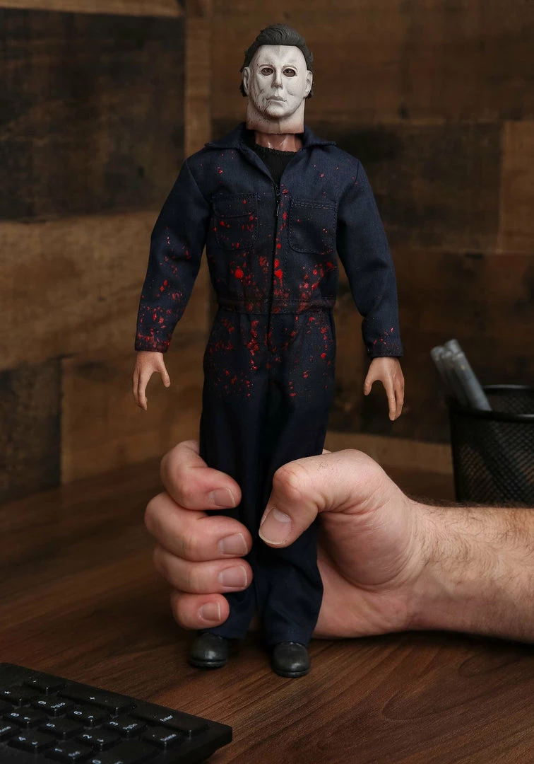 Discount 🔔 Fun.com 🎃 Halloween 1978 Michael Myers Blood Variant 12" Collectible Action Figure Cosplay, 🎃 Halloween Costumes 😀 2 Fun.com Halloween 1978 Michael Myers Blood Variant 12" Collectible Action Figure Cosplay, Halloween Costumes