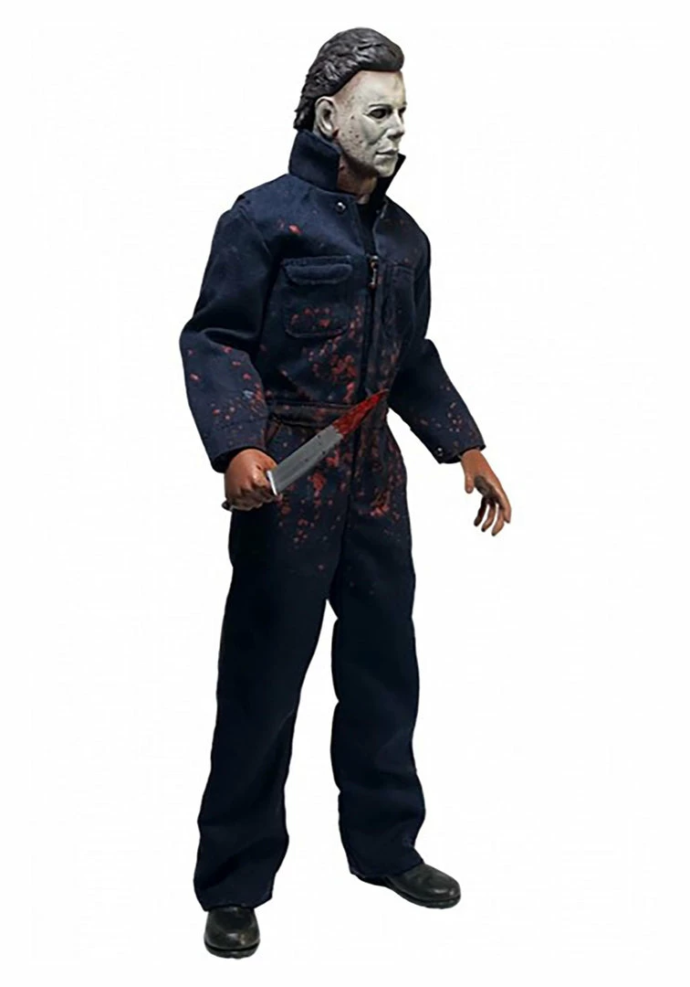 Discount 🔔 Fun.com 🎃 Halloween 1978 Michael Myers Blood Variant 12" Collectible Action Figure Cosplay, 🎃 Halloween Costumes 😀 4 Fun.com Halloween 1978 Michael Myers Blood Variant 12" Collectible Action Figure Cosplay, Halloween Costumes