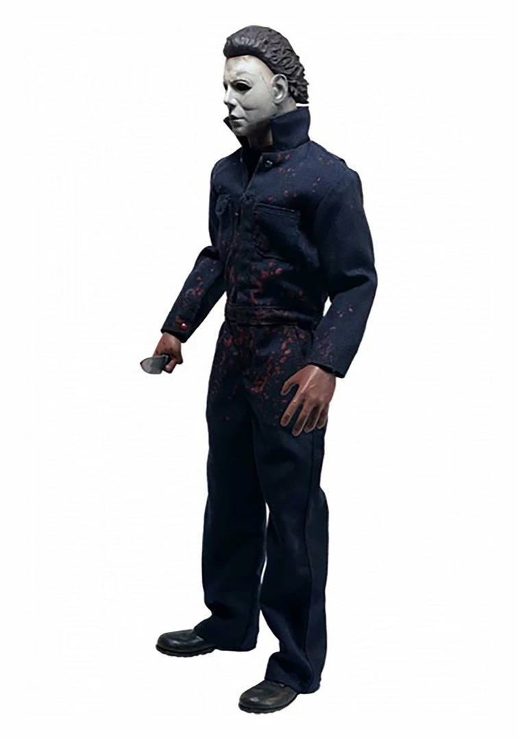 Discount 🔔 Fun.com 🎃 Halloween 1978 Michael Myers Blood Variant 12" Collectible Action Figure Cosplay, 🎃 Halloween Costumes 😀 5 Fun.com Halloween 1978 Michael Myers Blood Variant 12" Collectible Action Figure Cosplay, Halloween Costumes