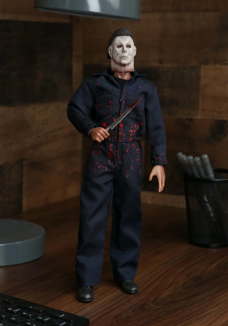 Discount 🔔 Fun.com 🎃 Halloween 1978 Michael Myers Blood Variant 12" Collectible Action Figure Cosplay, 🎃 Halloween Costumes 😀 8 Fun.com Halloween 1978 Michael Myers Blood Variant 12" Collectible Action Figure Cosplay, Halloween Costumes