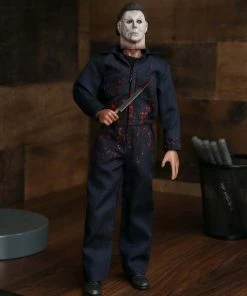 Discount 🔔 Fun.com 🎃 Halloween 1978 Michael Myers Blood Variant 12" Collectible Action Figure Cosplay, 🎃 Halloween Costumes 😀 14 Fun.com Halloween 1978 Michael Myers Blood Variant 12