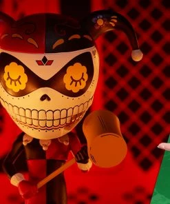 Harley Quinn Calavera Designer Collectible Toy By Unruly Industries™ By Jose Pulido