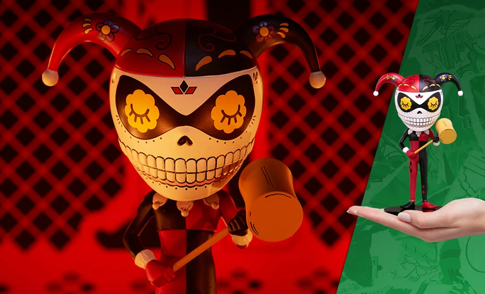 Promo 😉 Harley Quinn Calavera Designer Collectible Toy By Unruly Industries™ By Jose Pulido 💯 2 Harley Quinn Calavera Designer Collectible Toy By Unruly Industries™ By Jose Pulido