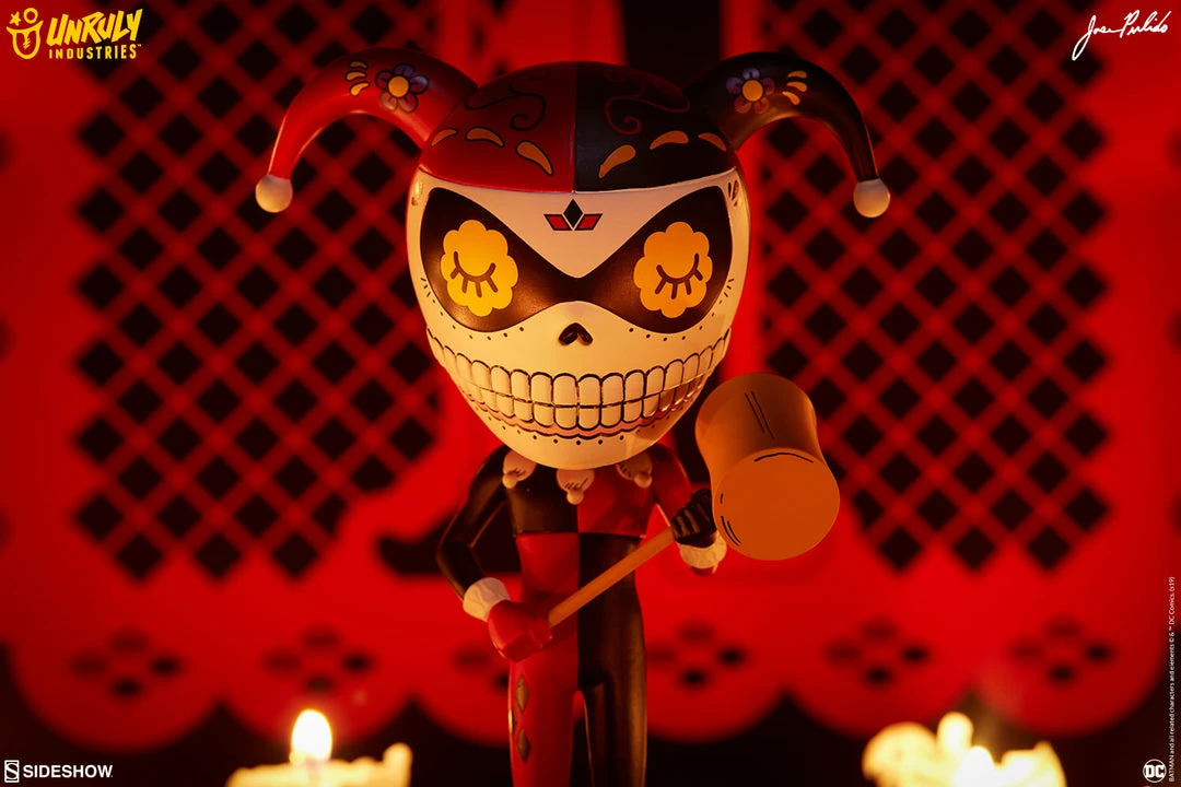 Promo 😉 Harley Quinn Calavera Designer Collectible Toy By Unruly Industries™ By Jose Pulido 💯 3 Harley Quinn Calavera Designer Collectible Toy By Unruly Industries™ By Jose Pulido