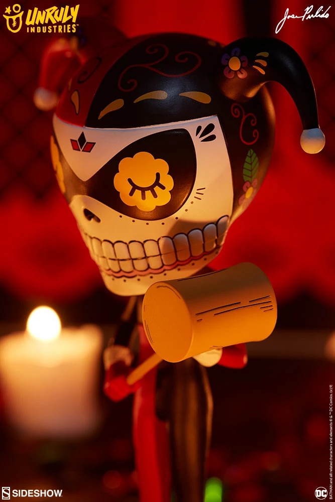 Promo 😉 Harley Quinn Calavera Designer Collectible Toy By Unruly Industries™ By Jose Pulido 💯 26 Harley Quinn Calavera Designer Collectible Toy By Unruly Industries™ By Jose Pulido