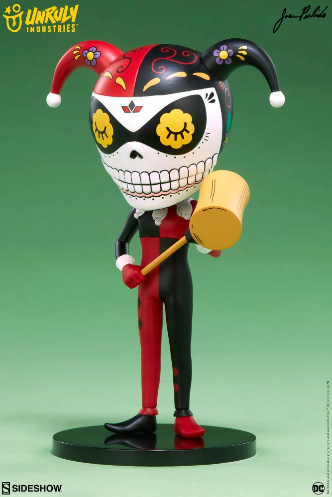 Promo 😉 Harley Quinn Calavera Designer Collectible Toy By Unruly Industries™ By Jose Pulido 💯 27 Harley Quinn Calavera Designer Collectible Toy By Unruly Industries™ By Jose Pulido