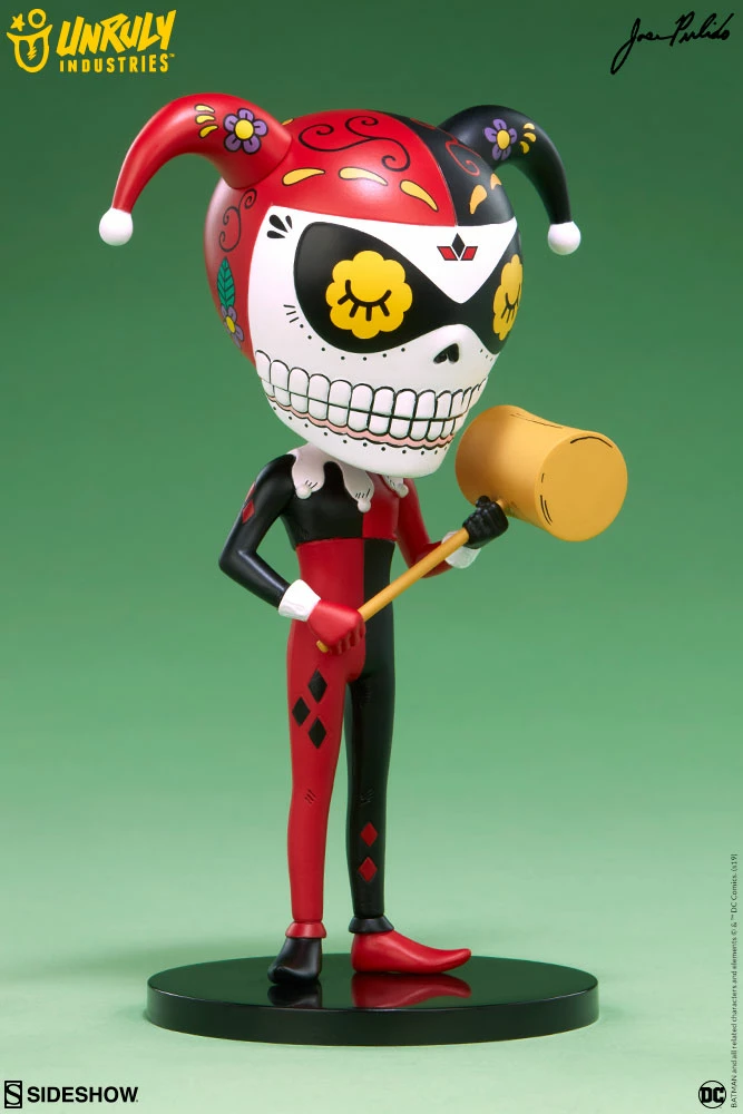 Promo 😉 Harley Quinn Calavera Designer Collectible Toy By Unruly Industries™ By Jose Pulido 💯 6 Harley Quinn Calavera Designer Collectible Toy By Unruly Industries™ By Jose Pulido