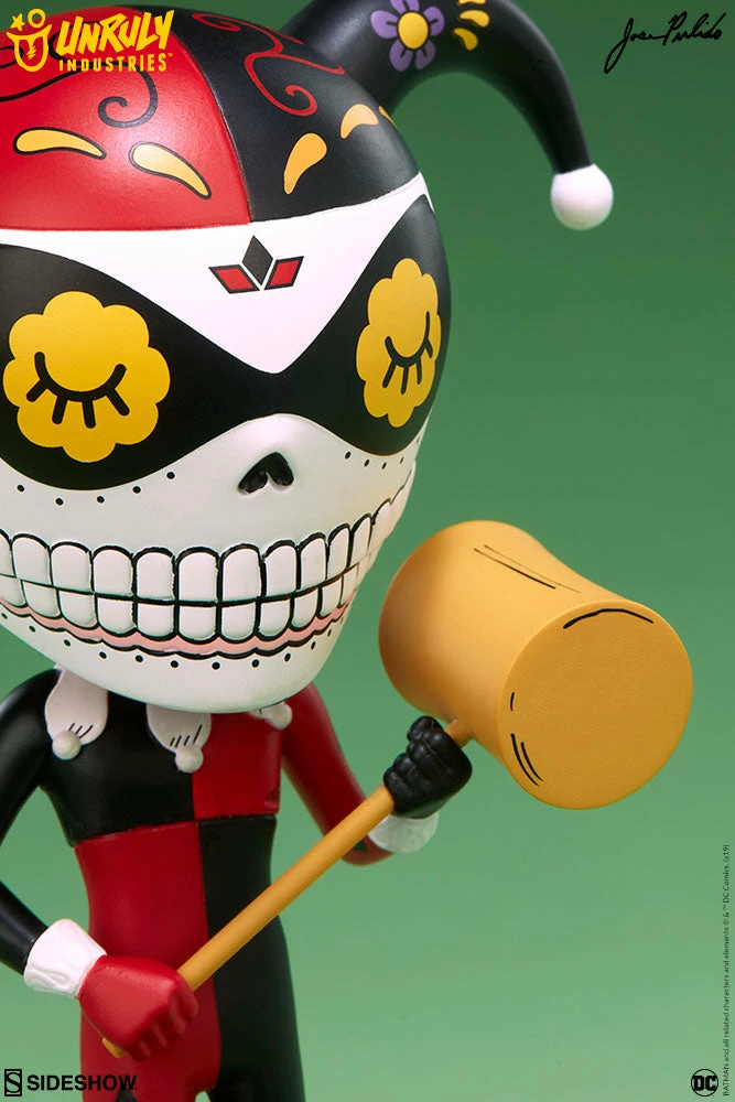Promo 😉 Harley Quinn Calavera Designer Collectible Toy By Unruly Industries™ By Jose Pulido 💯 8 Harley Quinn Calavera Designer Collectible Toy By Unruly Industries™ By Jose Pulido