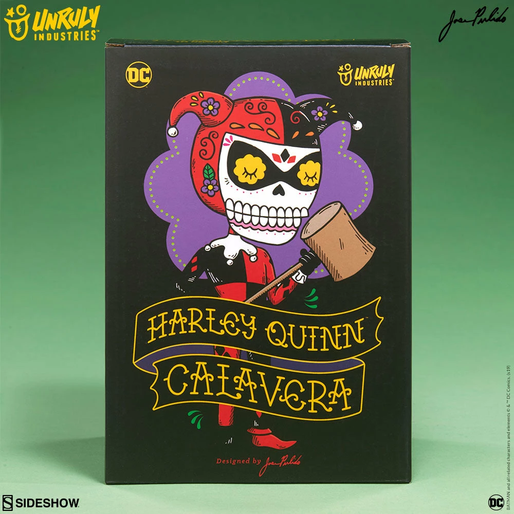 Promo 😉 Harley Quinn Calavera Designer Collectible Toy By Unruly Industries™ By Jose Pulido 💯 16 Harley Quinn Calavera Designer Collectible Toy By Unruly Industries™ By Jose Pulido