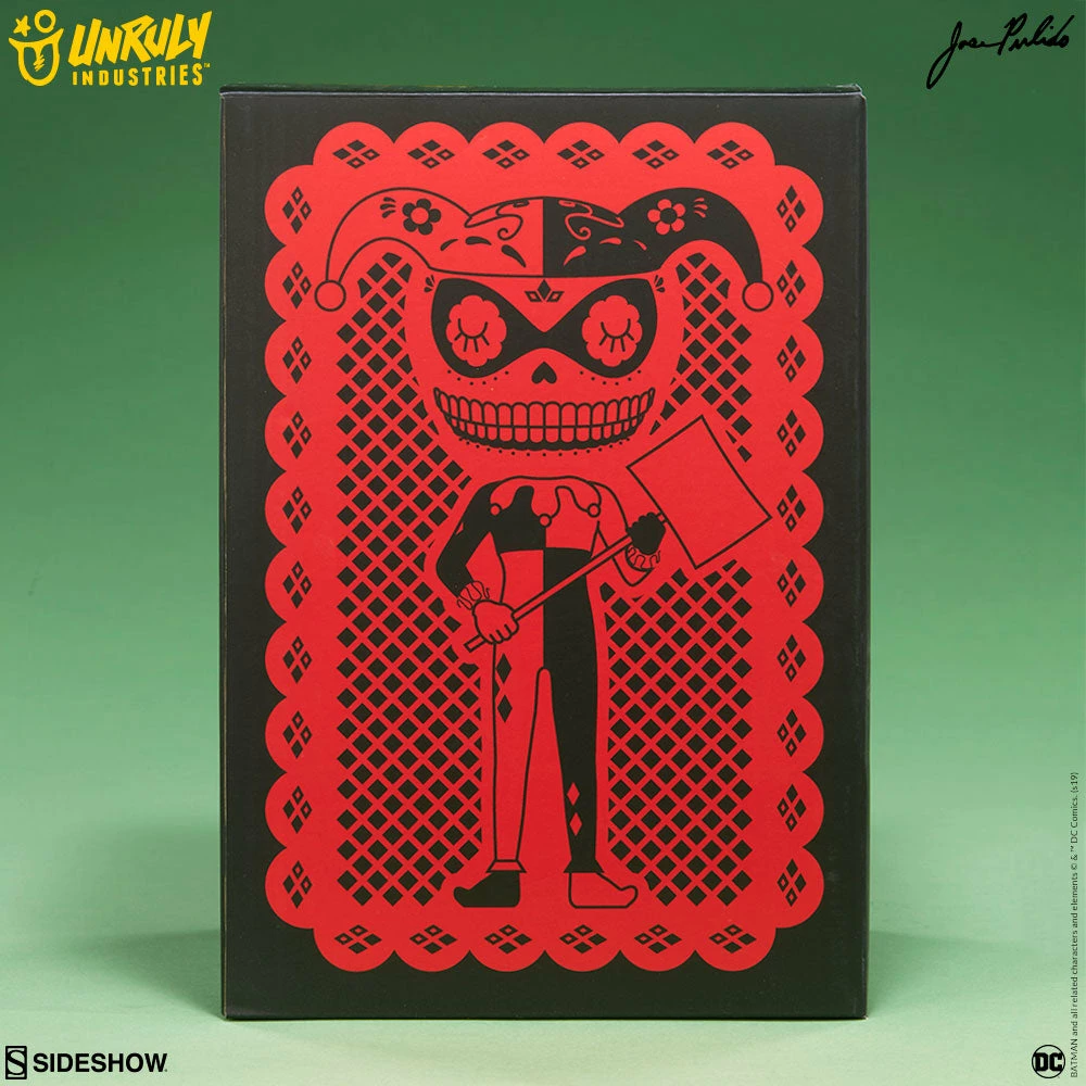 Promo 😉 Harley Quinn Calavera Designer Collectible Toy By Unruly Industries™ By Jose Pulido 💯 15 Harley Quinn Calavera Designer Collectible Toy By Unruly Industries™ By Jose Pulido